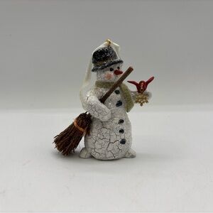 Hallmark Keepsake Ornament 2002 Vintage Snowy Friend Memories Of Christmas EUC